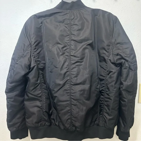 Calvin Klein Men's Classic Black Bomber Jacket - Picture 9 of 9